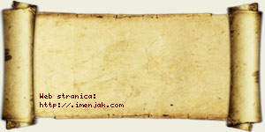 Jana Denić vizit kartica